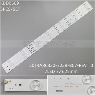 3Pcs x LED Backlight Samsung_2014ARC320_3228_B07 GRUNDIG 32VLE6520-BH 32CLE6525BG LSC320AN02 LM41-00100A 7-LED 625mm