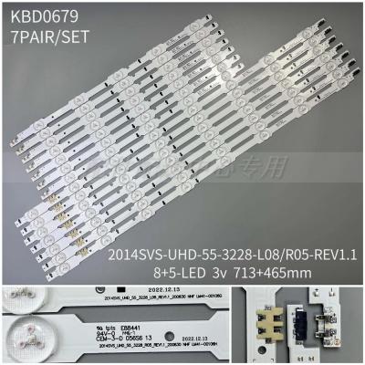 14Pcs x LED Backlight for Samsung UE55HU6900 7000 6840F 5900J 6000J 6008J DUGE-550DCB/A-R5 2014SVS-UHD-55 LM41-0089A/B/C 00106G