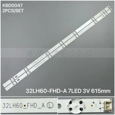 10pcs x 32inch LED Backlight Strip for 32LH604V NC320DUE 32lh6047 32LH60_FHD 32inch_FHD_REV01_151102 615mm 7-LEDs