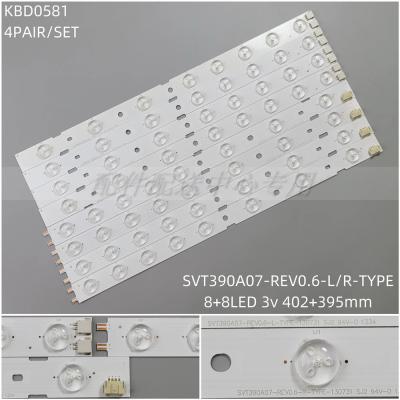 8PCS x LED Backlight Strip for 39INCH SVT390A07-REV0.6-L SVT390A07-REV0.6-R