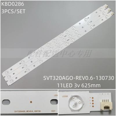 3PcsxLEDBacklight_Strips_for_TOSHIBATVSVT320AG0-REV0.6-130730_11-LEDs627MM