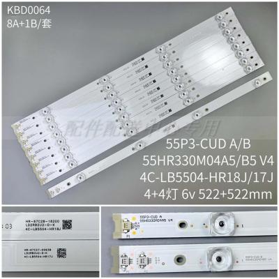 9pcs x LED for 4C-LB5504-HR17J /18J L55P3CUS LVU550ND1L 55BC7600 55HR330M04B5 55BX7600 55U6780C 6780C 55A950C 55P3F N3 P3