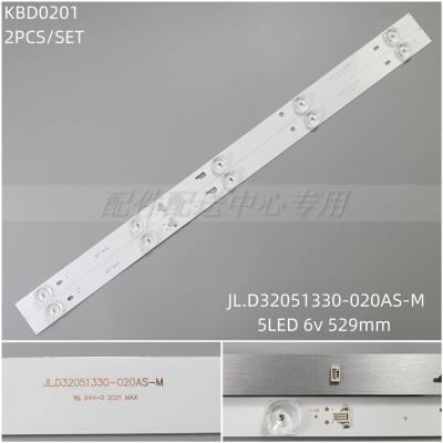 2PCS x LED Backlight Strip for 4D-LE3202-YC1P0Z1 JL.D32051330-020AS-M 5Leds 529mm