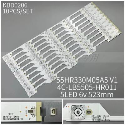 10pcs x LED Backlight for L55P1S-CF D55A930C 55hr30m05a5 4c-lb5505-hr01j Concave Mirror 6V