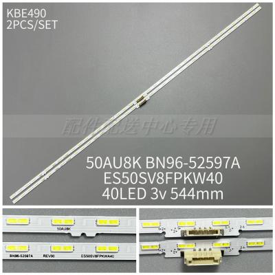 2Pcs x LED Backlight Strip for Samsung BN96-52597A UN50AU8000 UE50AU8000 UE50AU8005K 50AU8K 40-LEDs 544mm