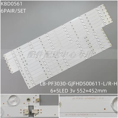 10PCS x LED Backlight Strip for 50INCH 50PFH4009/88 LB-PF3030-GJFHD500611-L/R-H