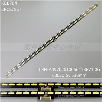 2PCS x LED Backlight Strip for CRH-A4970201006641REV1.0G 60Leds 6V 538MM