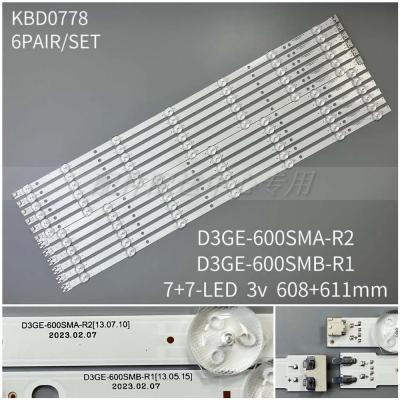 12Pcs x LED Backlight for Samsung UN60J6200AF H6203A UA60F60 2013SVS60 D3GE-600SMA-R2 SMB-R1 BN96-29074A 29075A