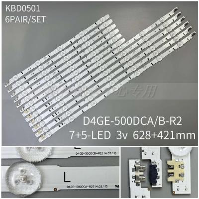 12Pcs x LED Backlight Strips for SAMSUNG 50'' TV D4GE-500DCA/B-R2 UN50J6300 5500 UE50H6200 6510 GH050CSNV1H BN96 30425 30426A