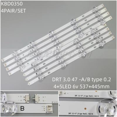 8pcs x LED Backlight Lamp Strip for 47