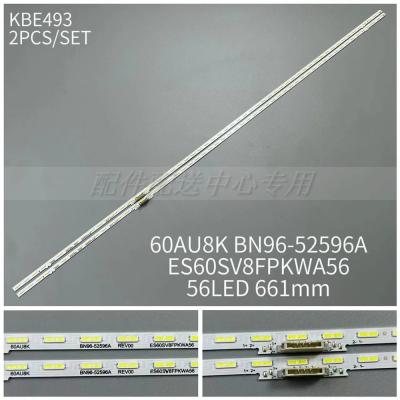 2Pcs x LED Backlight Strip for Samsung 60AUBK BN96-52596A ES60SV8FPKWA56 60Au8000 UN60Au8000 UE60Au8000 UA60Au8000 56LED 662mm