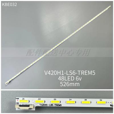 42 inch Backlight V420H1-LS6-TREM5 Strips for Kon-ka 42E780U 42U2 UD6080D LED42R6610AU V420HJ1-LE6 REV.C5 48-LEDs 525MM