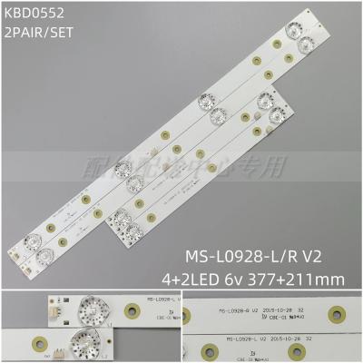 4pcs x 32 inch LED Backlight Strips for AKAI AKTV3221 MS-L0928-L/R 32LED38P 32HD340 Smart JS-D-JP3220-041EC E32F2000 D32-0A35