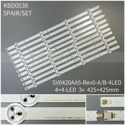 10pcs x LED Backlight Array for Panasonic TX-42AS500E TX-42A400B 42LRU70 TH-42LRU70 SV0420AA5 SV0420A88_Rev3_A/B_4LED_130930