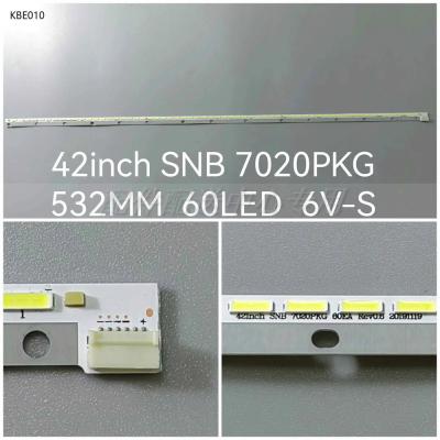 LED Backlight Strips for Vestel 42INCH SNB 7020PKG 60EA REV0.6 131220 LD42F5141S 42FA7500 42PF8175 VES420UNVL 53.3 CM 60-LEDs