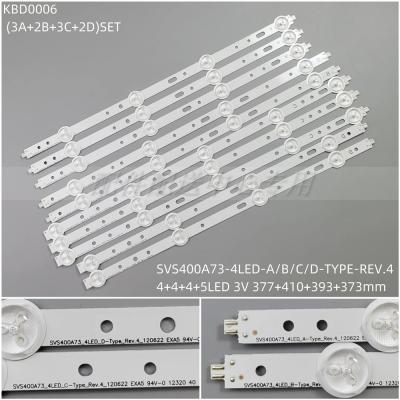 10pcs x 40 inch LED Backlight Strips ABCD type for Samsung TV SVS400A73 40D1333B 40L1333B 40PFL3208T LTA400HM23 SVS400A79