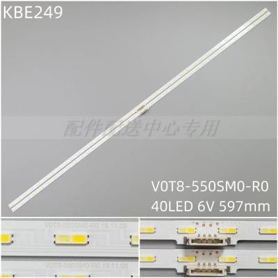 2Pcs x LED Backlight Strips for Samsung BN96-50379A V0T8-550SM0-R0 UN55TU850DF UN55TU8500 LM41-00852A 40-LEDs 598mm