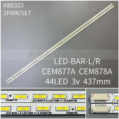 2Pcs x LED Backlight Strip for Sharp 39'' TV CEM877A CEM878A LC39LE440M 44-LEDs 437mm