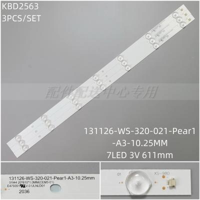 3PCS x LED Backlight Strip for TC-32A400U 32AS500C V320HWSD06 TH-32A400C TC-32A400B TC-32A400X 131126-WS-320-021