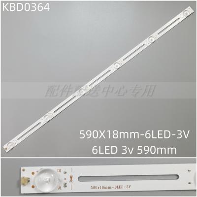 10PCS x LED Backlight Strip for UNIVERSAL 6Leds 590*18MM-6LED-3V