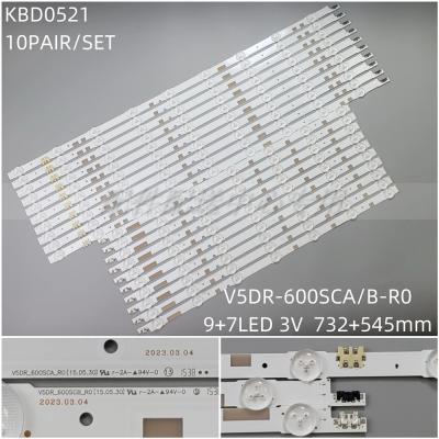 20Pcs x LED Backlight for 60'' TV SAMSUNG UA60JS7200 V5DR_600SCA 600SCB-R0 BN96- 38483A 38484A UE60JU6800 UE60JU6870