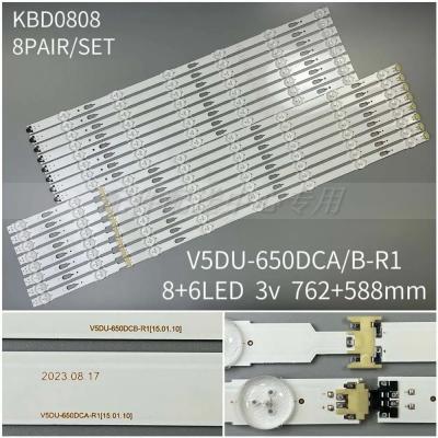 16Pcs x LED Backlight Strip for Samsung UE65KU6000K V5DU-650DCA-R1 650DCB BN96- 39667A 39668A 34807A/08A S_5U75_65_FL_L8 R6