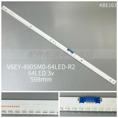 49inch LED Backlight Strips for UA49K6800AJXXZ V6EY_490SMO_LED64_R4 LM41-00300A BN96-39510A 39512A 39511A 64-LEDs 598mm