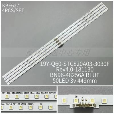 4pcs x LED Strip For V9Q6-820SM0-R0 BN96-48256A QN82Q60RAFXZA A82Q60RAK QN82Q60RAF QE82Q60RAT 19Y Q60 STC820A03 3030F Blue 50ea