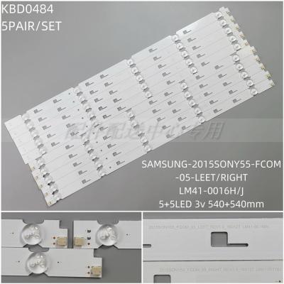 10PCS x LED Backlight Strip for XBR-55X700D KD-55X7066D KD-55X7000D 2015SONY55-FCOM-05-LEFT/RIGHT LM41-00116H LM41-00116J